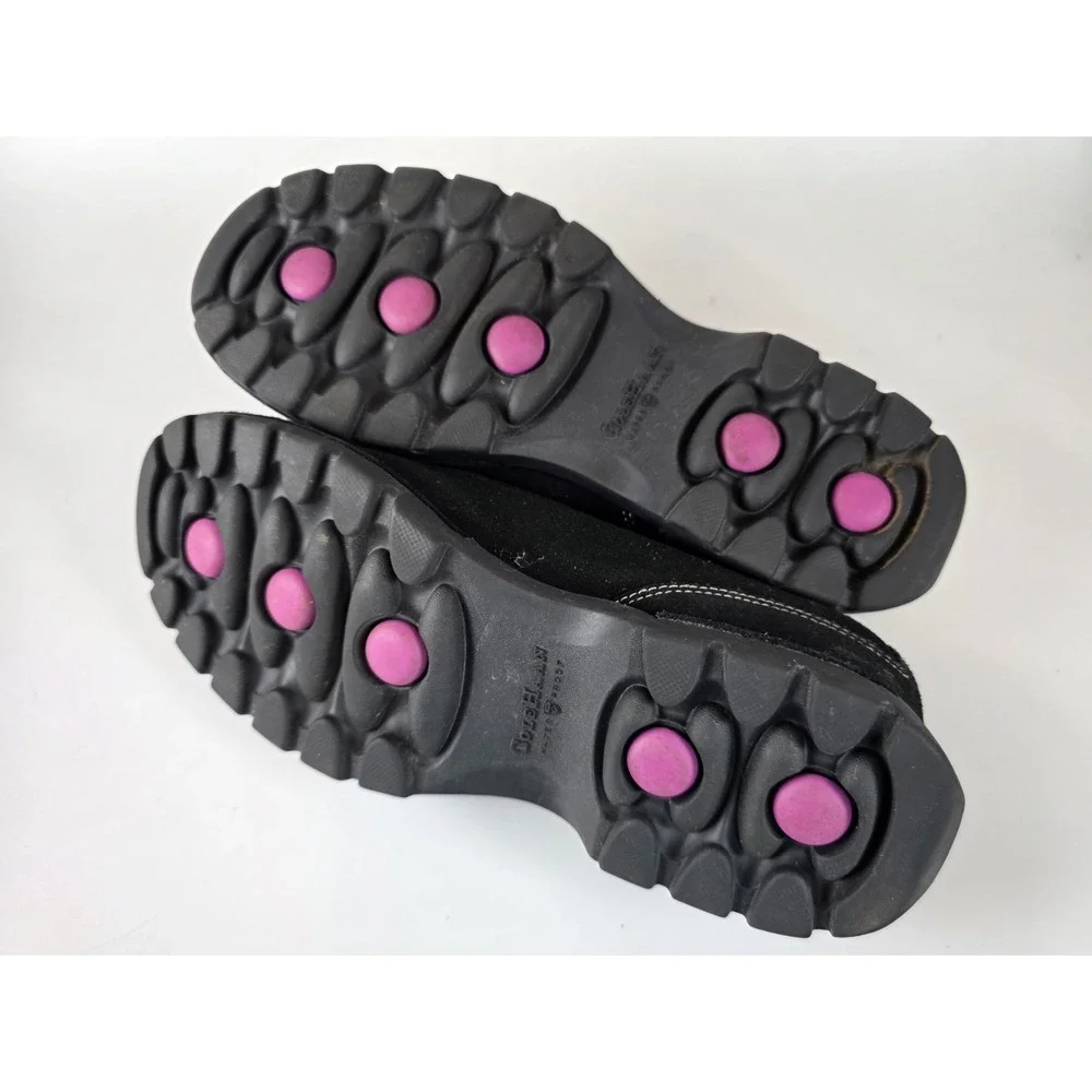Cole Haan Fur Lined Suede Waterproof Loafers Slides Womens Size 6.5B Black